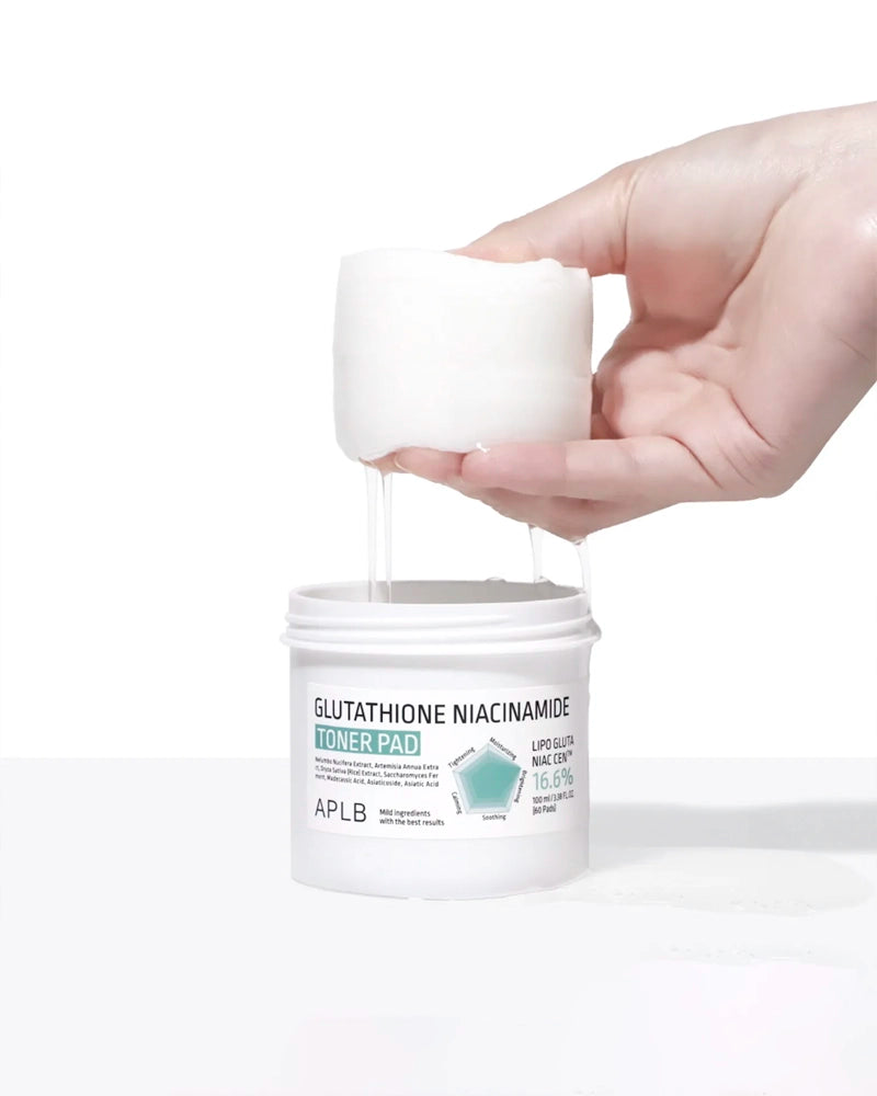 APLB Glutathione Niacinamide Toner Pad Boost Elasticity & Radiance APLB Glutathione Niacinamide Toner Pad Boost Elasticity & Radiance
