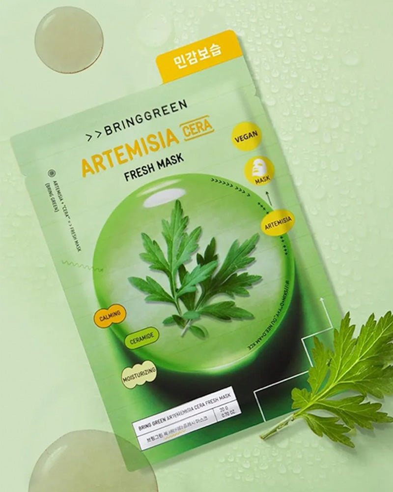 BRING GREEN Artemisia Cera Fresh Mask Sheet