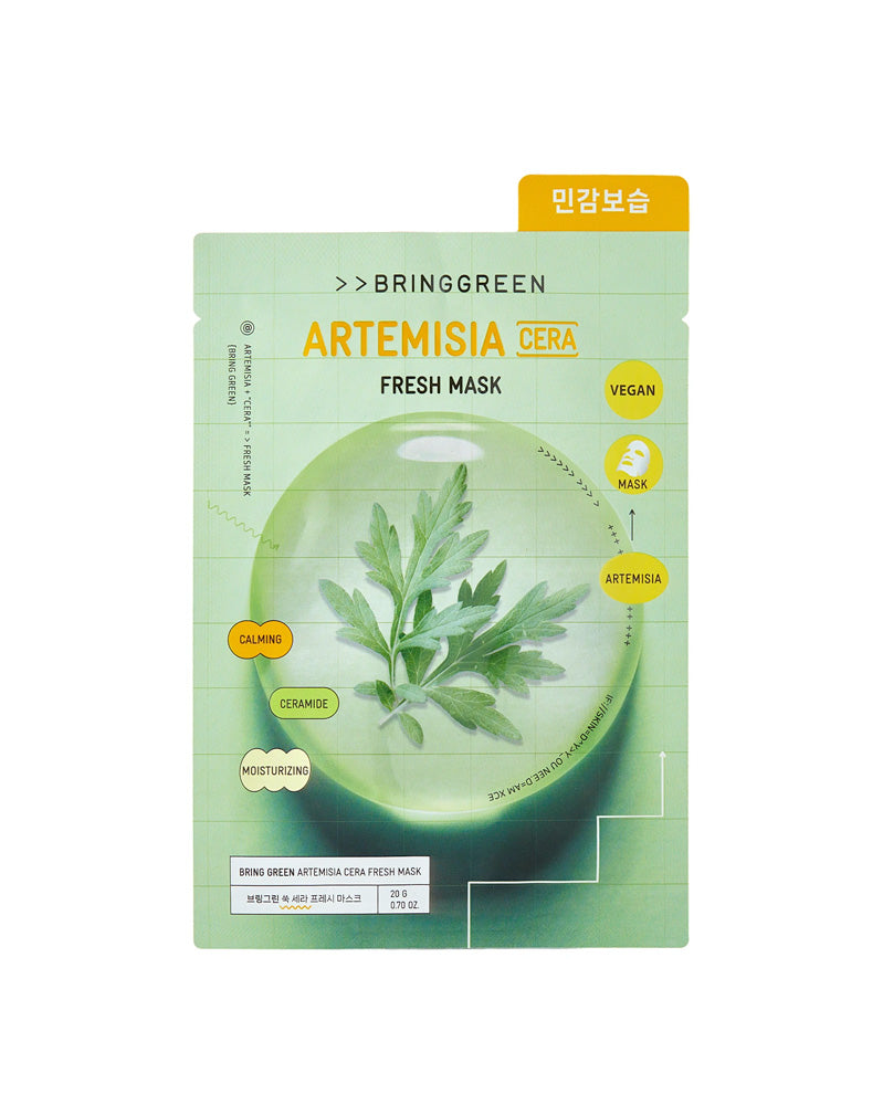 BRING GREEN Artemisia Cera Fresh Mask Sheet