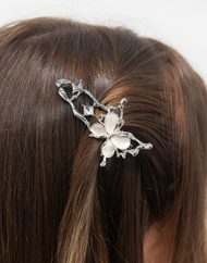 Pince à cheveux papillon œil de chat