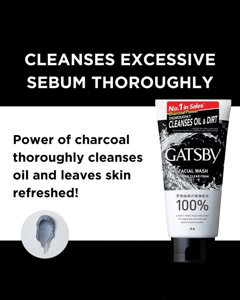 GATSBY Facial Wash Strong Clear Foam