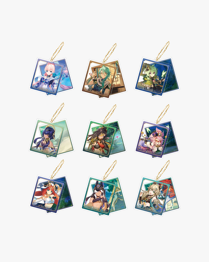 Genshin Impact© Theme Character 2-Layer Acrylic Keychain Vol. 3