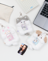 Rosyposy Tutu Byebye Animal Card Holder Keychain