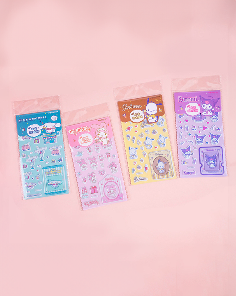 Sanrio® Characters Afternoon Tea Time Foam Stickers