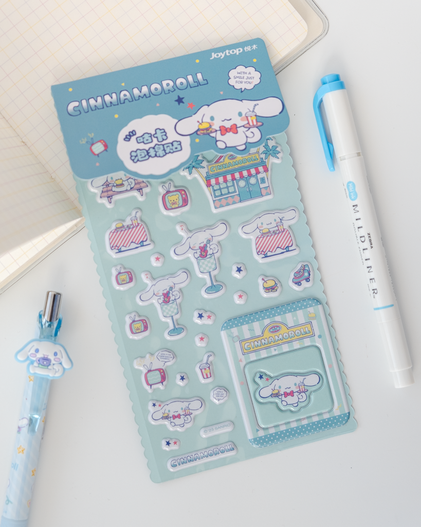 Sanrio® Characters Afternoon Tea Time Foam Stickers