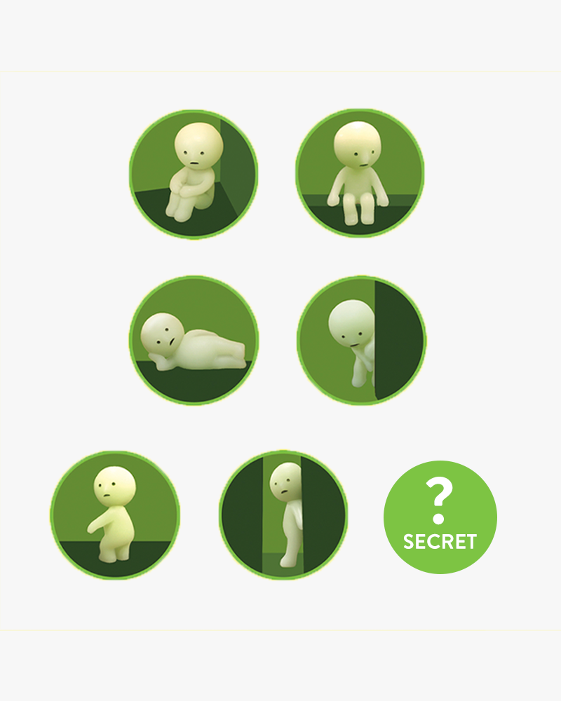 Smiski® Mini Figure Series 1 Glow in the Dark Blind Box