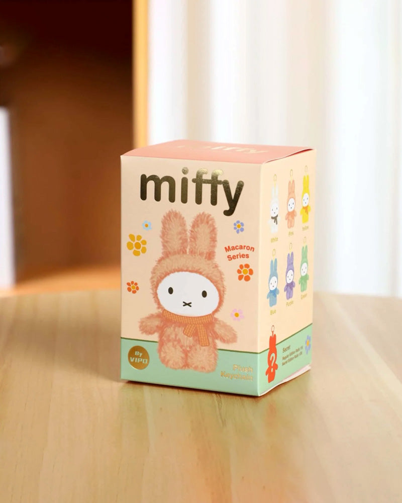 VIPO x Miffy® Macaron Series 2 Plush Keychain Blind Box