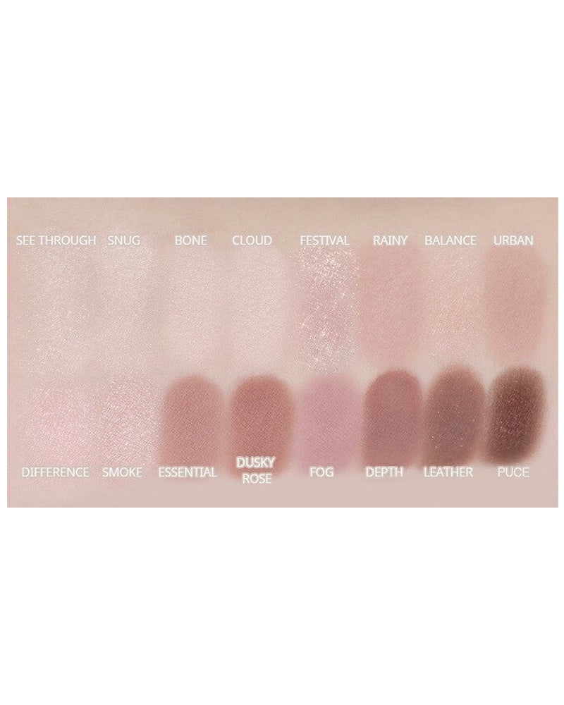 Palette de fards à paupières doux et flous WAKEMAKE