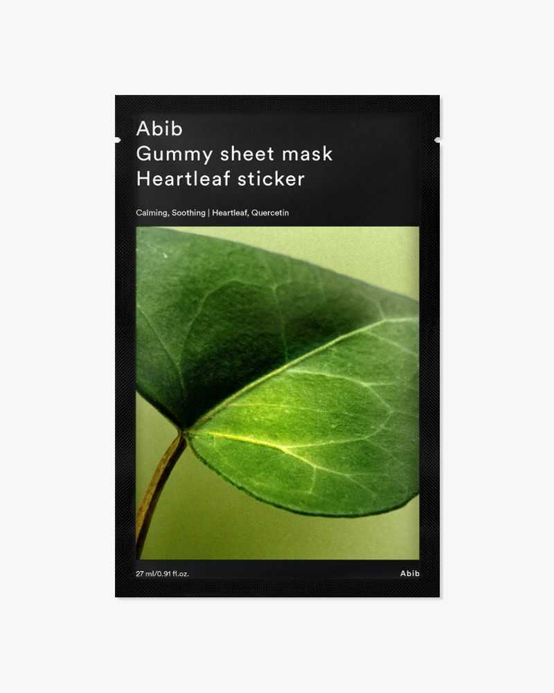Abib Gummy Sheet Mask Heartleaf Sticker
