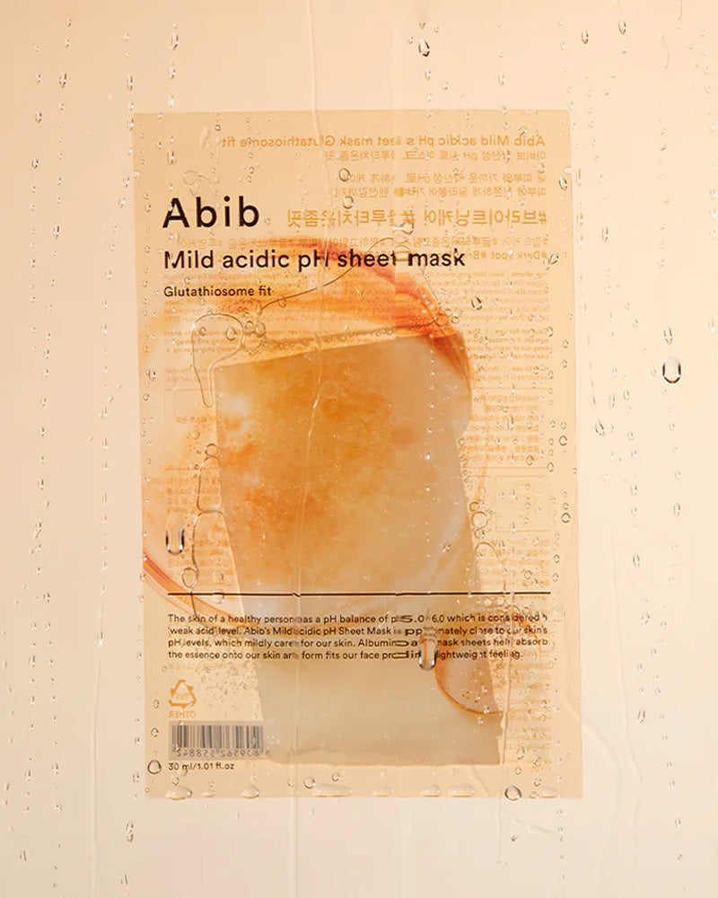 Abib Mild Acidic PH Sheet Mask Glutathiosome Fit