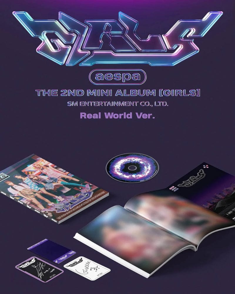 AESPA - GIRLS (2e Mini Album) VERSION MONDE RÉEL.
