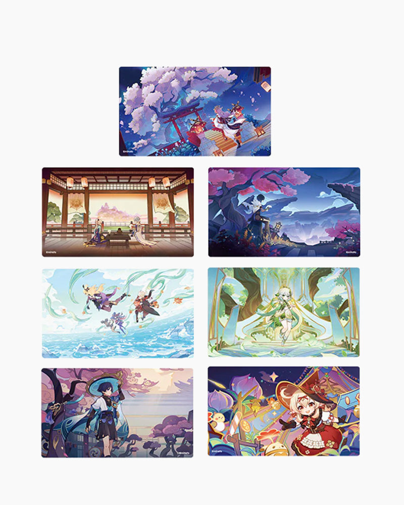 Genshin Impact® Transparent Art Cards