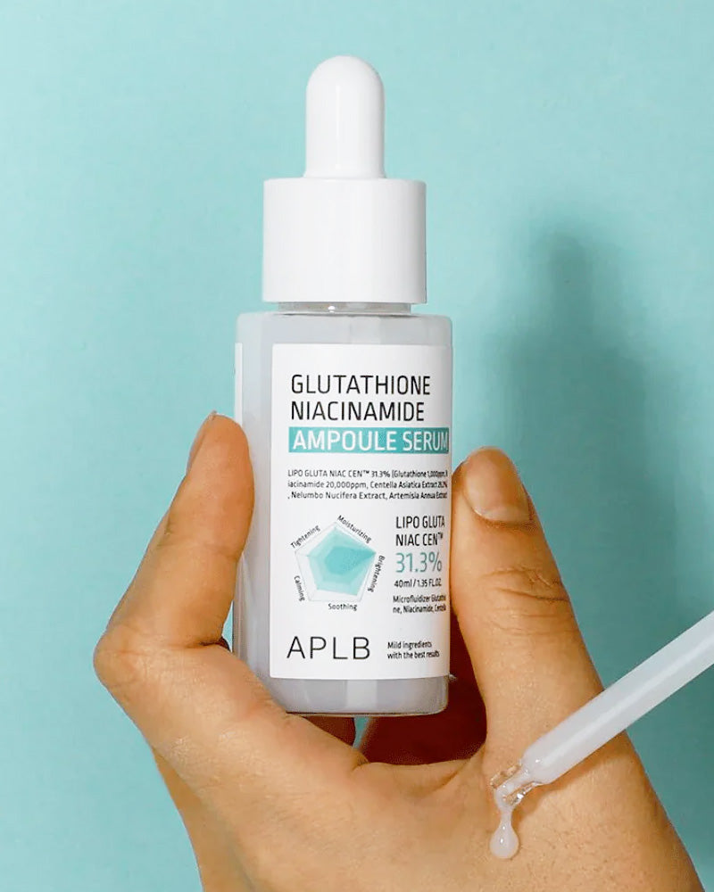 APLB Glutathione Niacinamide Ampoule Serum - Boost Your Glow APLB Glutathione Niacinamide Ampoule Serum - Boost Your Glow
