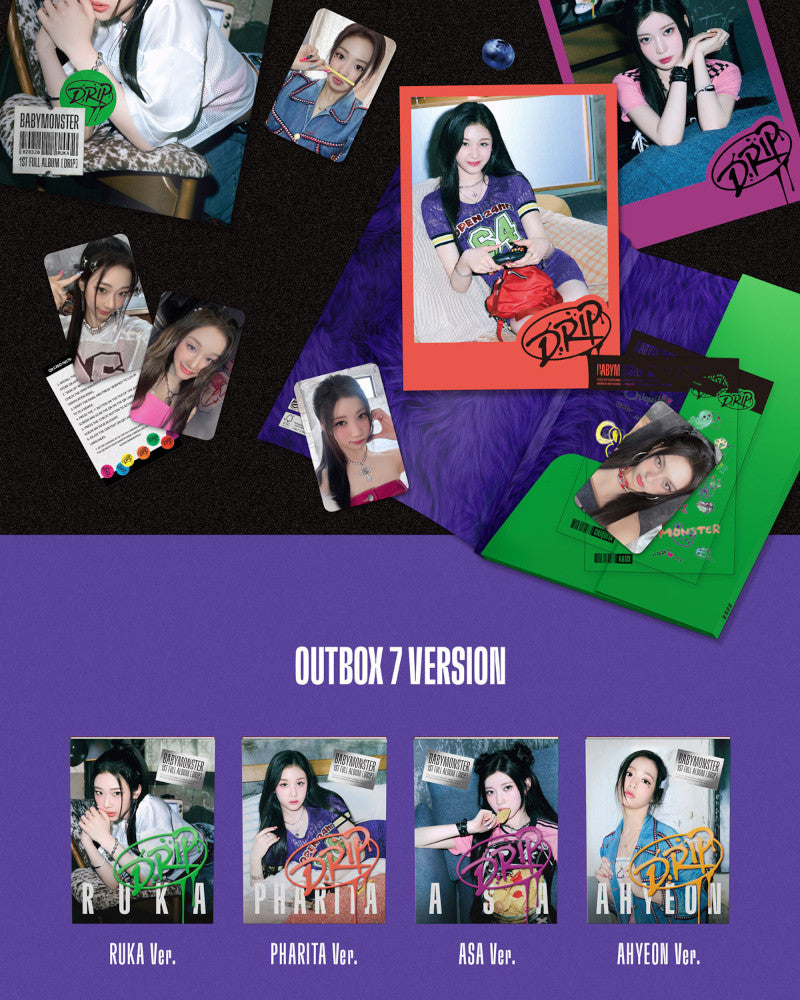 BABYMONSTER - 1st Full Album [DRIP] (YG TAG ALBUM Ver.) (7