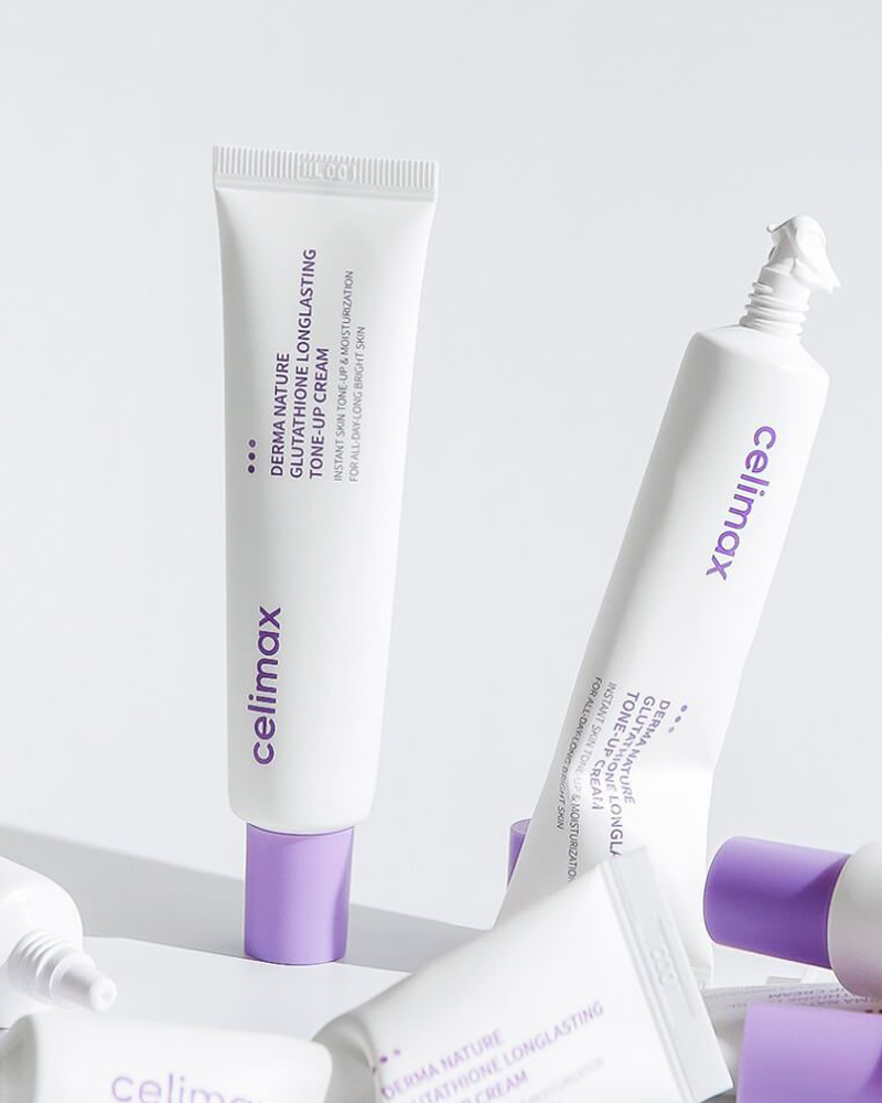 Brighten Skin with celimax Derma Nature Glutathione Longlasting Tone-up Cream Brighten Skin with celimax Derma Nature Glutathione Longlasting Tone-up Cream