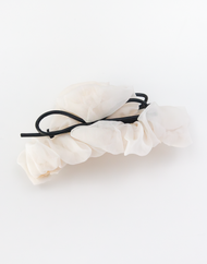 Leather Bow Claw Clip