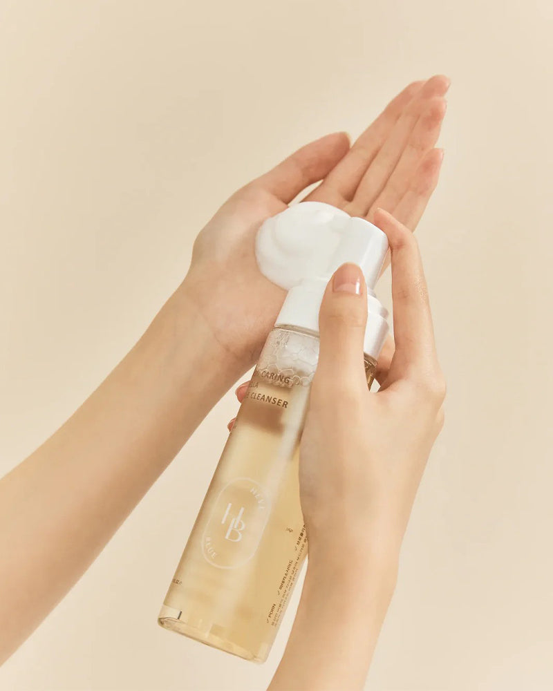 HEVEBLUE Salmon Caring Centella Bubble Cleanser