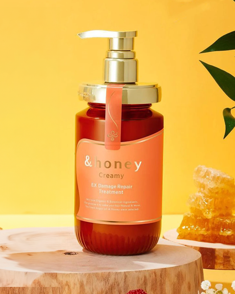 Treat Your Hair with &Honey Creamy EX Damage Repair Treatment Treat Your Hair with &Honey Creamy EX Damage Repair Treatment