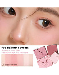JUDYDOLL 2-In-1 Blush & Highlight Palette