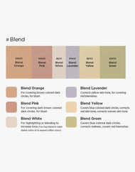Palette de correcteurs d'artiste JUNGSAEMMOOL