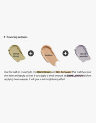 Palette de correcteurs d'artiste JUNGSAEMMOOL