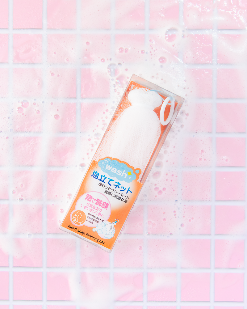 Filet nettoyant moussant pour le visage KAI
