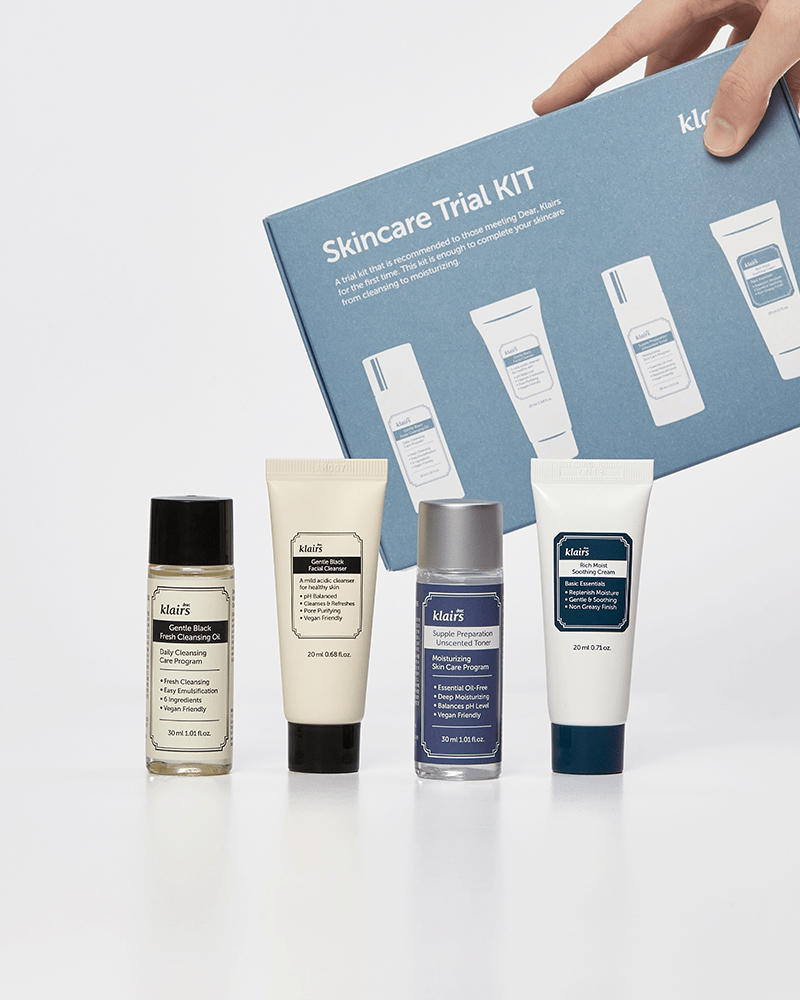 Experience Gentle and Hydrating Skincare with Klairs Trial Kit Experience Gentle and Hydrating Skincare with Klairs Trial Kit