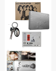 LE SSERAFIM - 5th mini album 'HOT' (TIN CASE ver.)