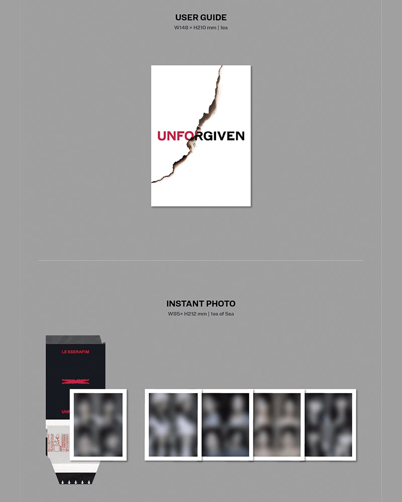LE SSERAFIM - 1ER ALBUM STUDIO 'IMPARDONNABLE' (VERSIONS WEVERSE ALBUMS) (2 versions)