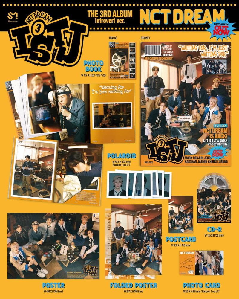 NCT DREAM - ISTJ (Livre photo - 2 versions)