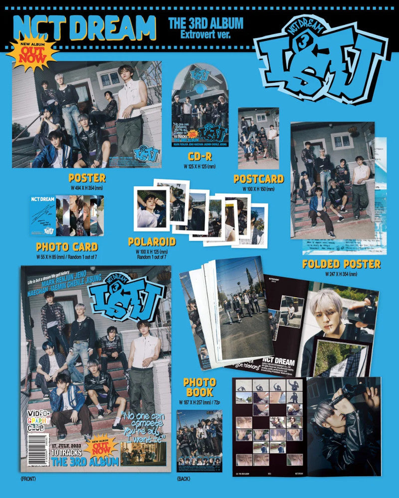 NCT DREAM - ISTJ (Livre photo - 2 versions)