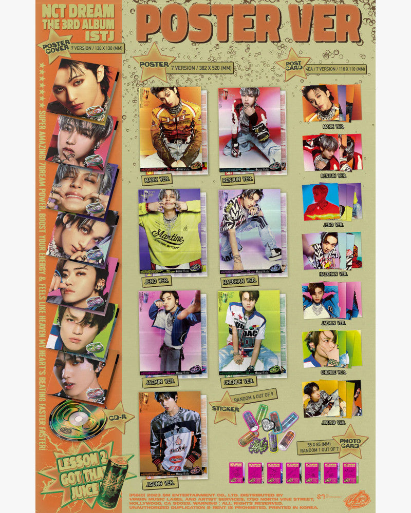 NCT DREAM - ISTJ (Affiche - 7 versions)