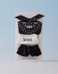 NewJeans bunini DOLL CLOSET How Sweet BANDANA CARGO SET UP