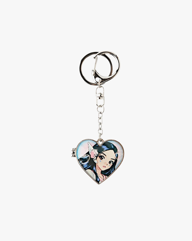 NewJeans GET UP METAL MIRROR KEYRING
