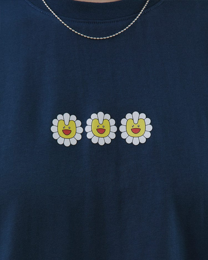 NewJeans x MURAKAMI T-SHIRT (NAVY)