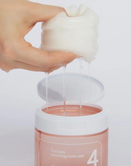 Tampon tonique aux œufs pelés numbuzin n°4 Pore Zero