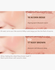peripera Pure Blushed Sunshine Cheek : Automne en gland