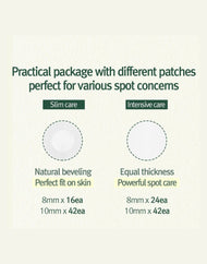Patch apaisant Pyunkang Yul pour points clairs (124 patchs)