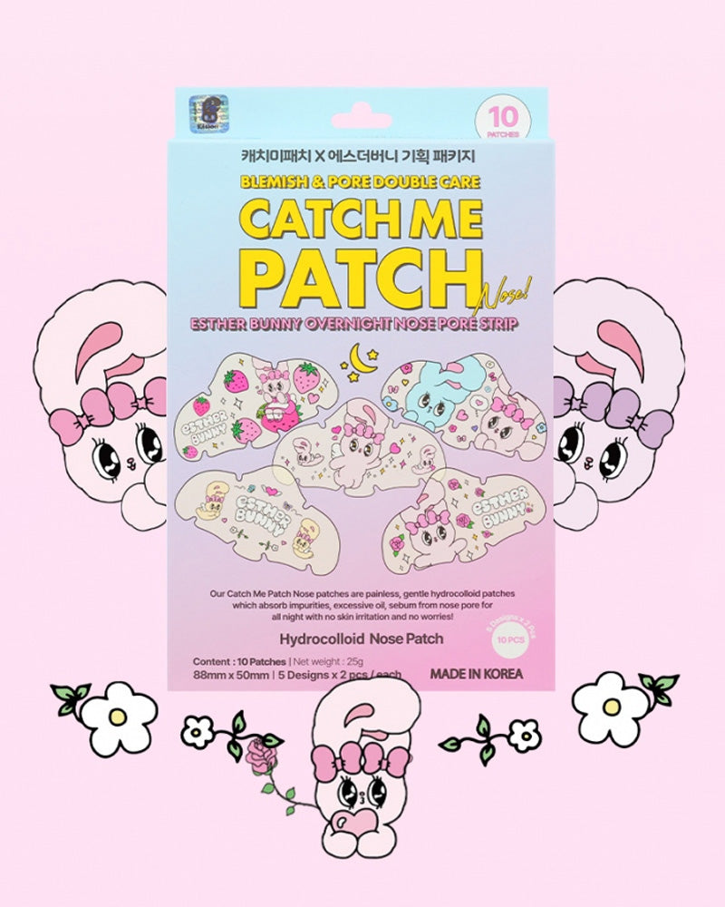Patch de nuit anti-pores du nez Catch Me Patch #Esther Bunny