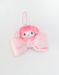 Porte-clés en peluche Sanrio® avec nœud papillon