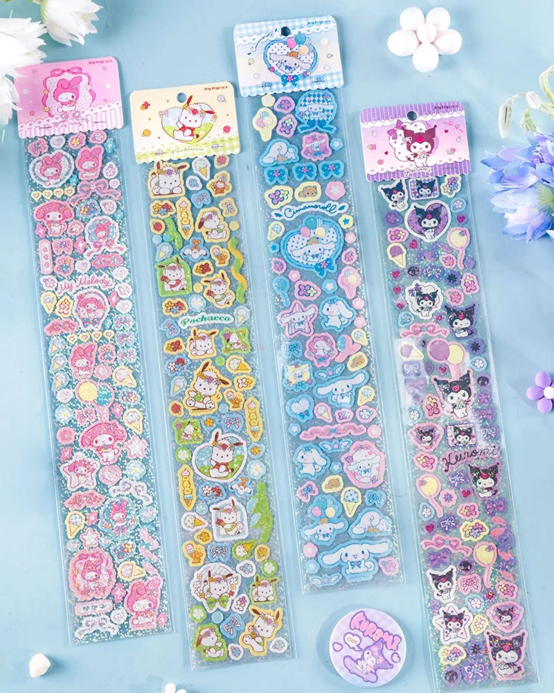 Sanrio® Characters Flower Days Glitter Sticker Sheet