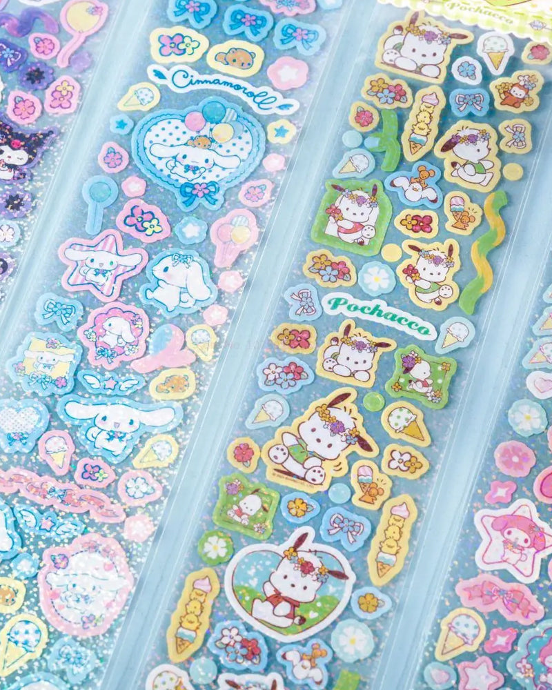 Sanrio® Characters Flower Days Glitter Sticker Sheet
