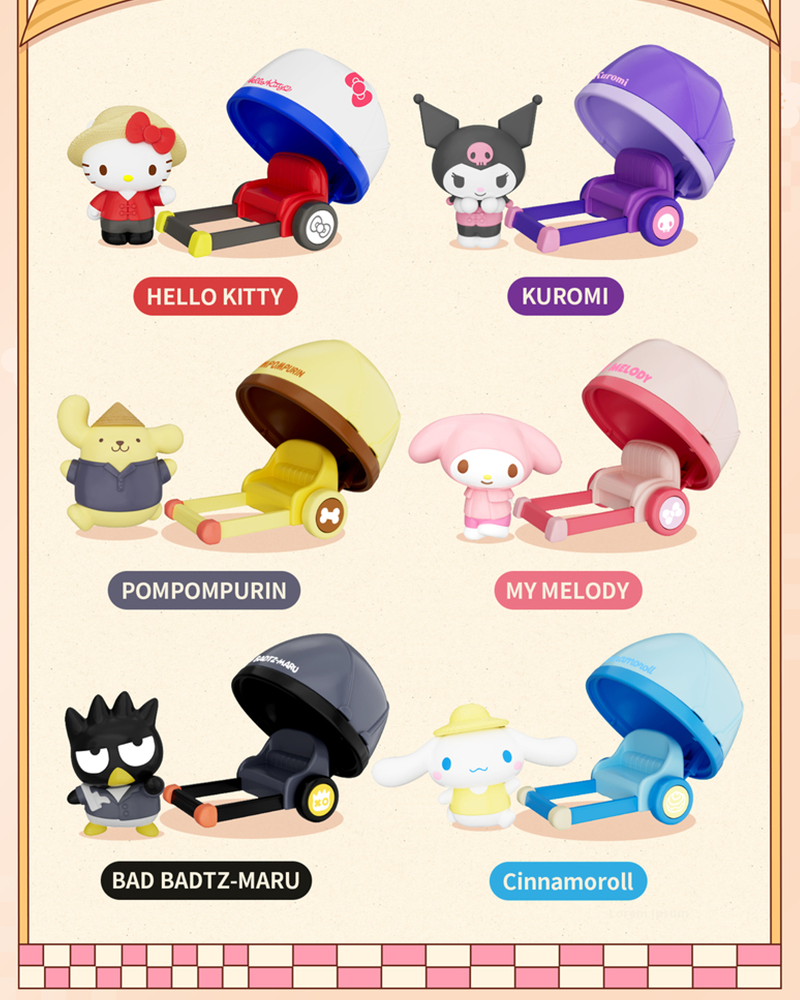 Sanrio® Travel In The Old Town Series Blind Box