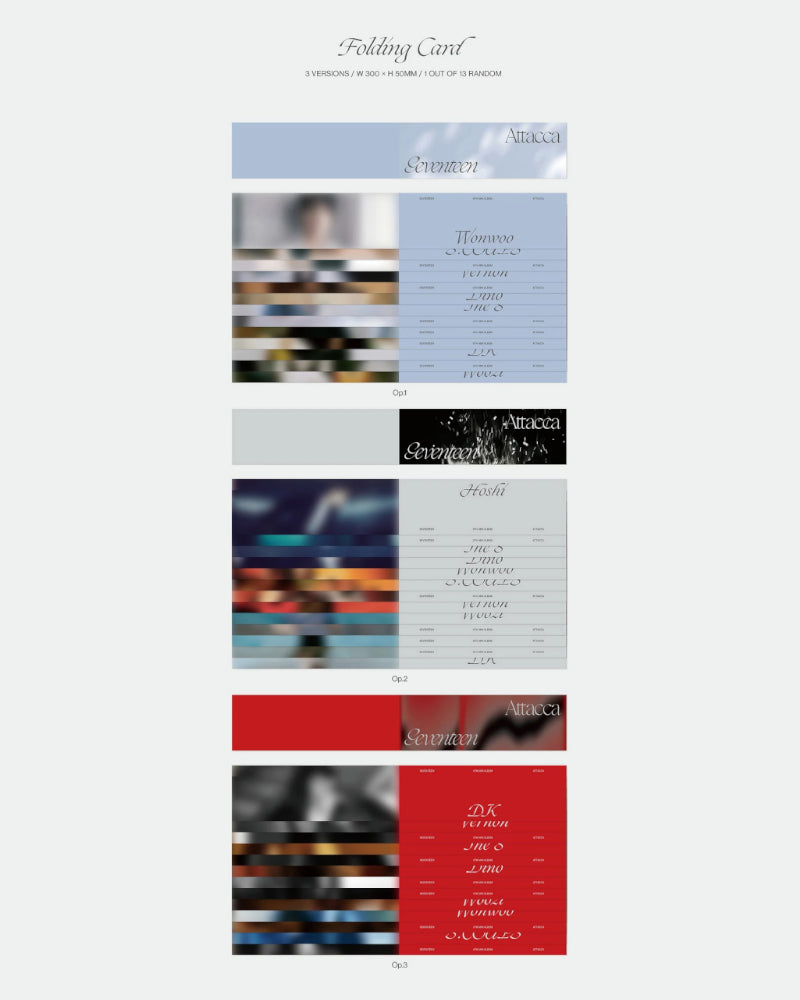 SEVENTEEN - 9TH MINI ALBUM 'ATTACCA' (3 Versions)