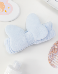 Bandeau nettoyant visage à nœud doux
