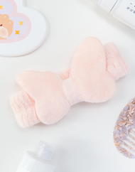 Bandeau nettoyant visage à nœud doux