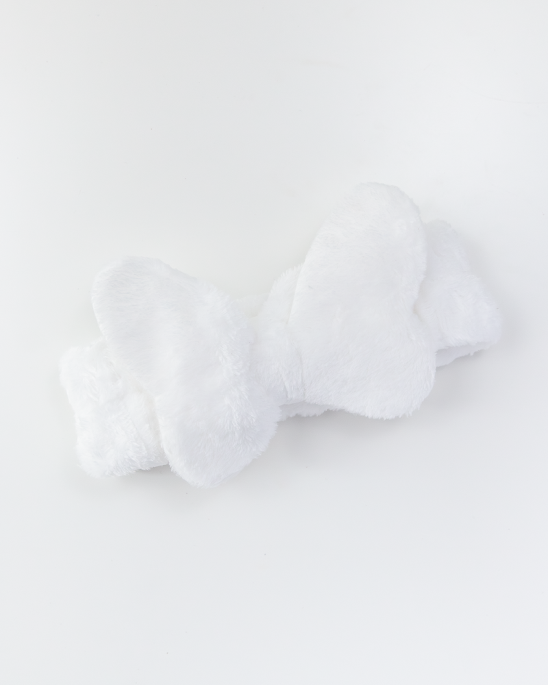 Bandeau nettoyant visage à nœud doux