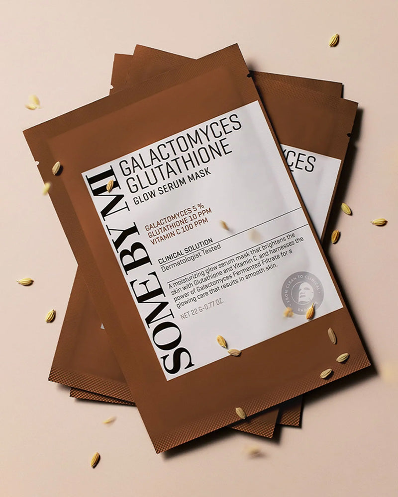 SOME BY MI Galactomyces Glutathione Glow Serum Mask for Brighter Skin SOME BY MI Galactomyces Glutathione Glow Serum Mask for Brighter Skin
