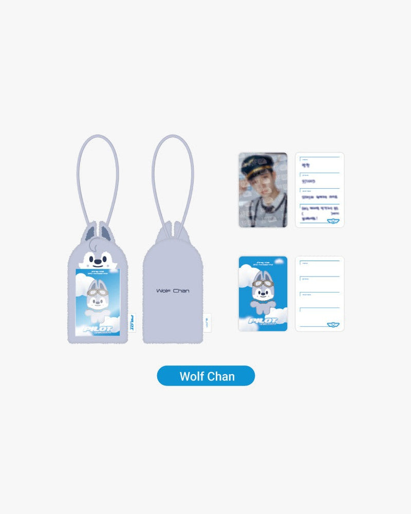 STRAY KIDS 3RD FANMEETING 'PILOT : FOR ★★★★★' SKZOO CARRIER NAME TAG SET