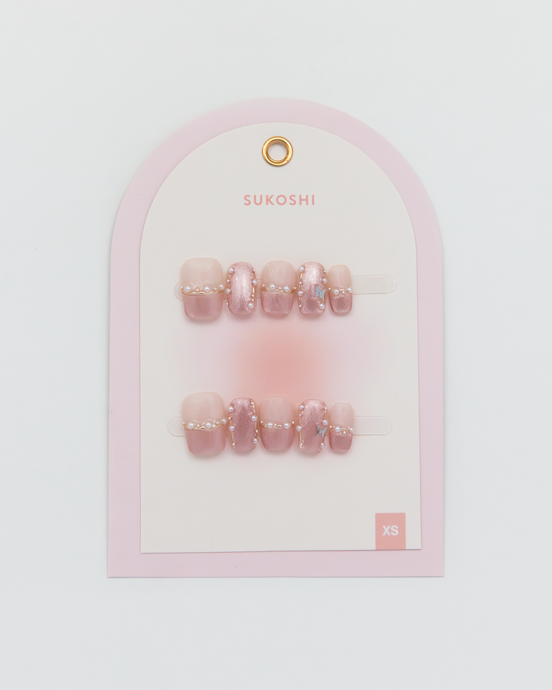SUKOSHI Handmade Press-On Nails By the Seashore